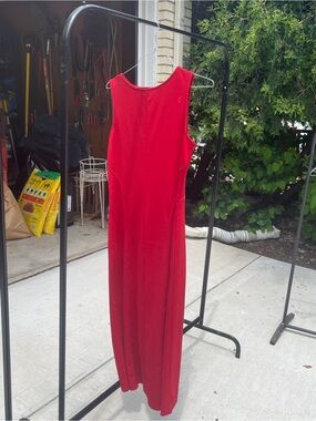 a new day Red Sleeveless Maxi Dress